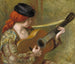 Nuori espanjalainen nainen kitaran kanssa - Pierre-Auguste Renoir — näkymä teoksesta
