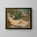 Muotokuva- ja luonnos - Pierre-Auguste Renoir — kehystetty taideteos seinällä