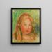 Étude Tête D'enfant - Pierre-Auguste Renoir — kehystetty taideteos seinällä
