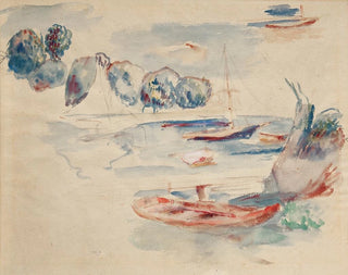 Laivastututkimukset - Pierre-Auguste Renoir — näkymä teoksesta