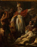 Saint Ambroise sauvant un prêtre arien de la fureur du peuple - Pierre-Augustin Vafflard — näkymä teoksesta
