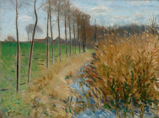 Abreuvoir à Mizy-sur-Yonne - Pierre-Eugène Montzin — näkymä teoksesta