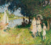 Au bord de la Seine - Pierre-Eugène Montzin — näkymä teoksesta