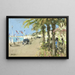 La Promenade des Anglais à Nice - Pierre-Eugène Montzin — kehystetty taideteos seinällä