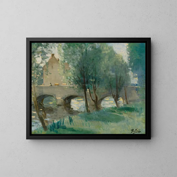 Le Pont - Pierre-Eugène Montzin — kehystetty taideteos seinällä