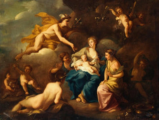 La Naissance de Bacchus - Pierre-Jacques Cazes — näkymä teoksesta