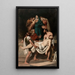haudalle laskeminen - Pierre-Jules Jollivet — kehystetty taideteos seinällä