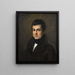 Portrait d'Édouard Bertin - Pierre-Louis De Laval — kehystetty taideteos seinällä