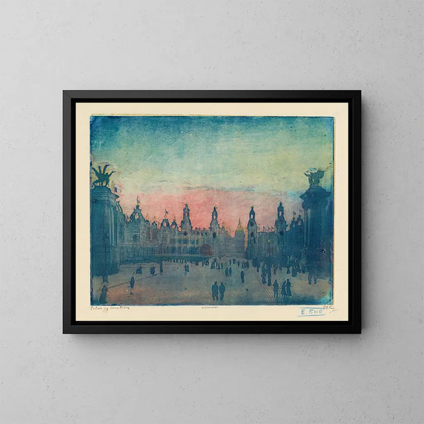 Palais des Invalides - Pierre-Marcel Roy — kehystetty taideteos seinällä
