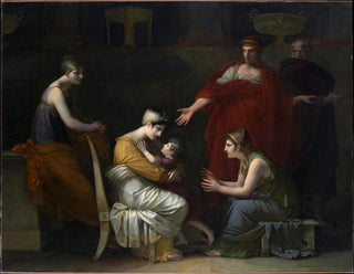 Andromake ja Astyanax - Pierre-Paul Prud'hon — näkymä teoksesta