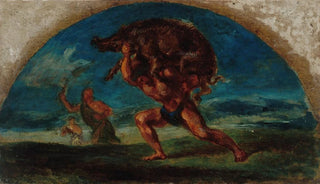 Pierre Andrieu - Hercule et le Sanglier dErymanthe daprs Delacroix.webp