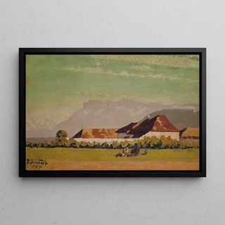 Pierre Bonnard - Ferme dans un paysage du Dauphin.webp
