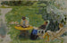 La Sieste au jardin - Pierre Bonnard — näkymä teoksesta