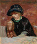 La femme au basset ou Portrait de Marthe Bonnard au basset - Pierre Bonnard — näkymä teoksesta