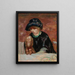 La femme au basset ou Portrait de Marthe Bonnard au basset - Pierre Bonnard — kehystetty taideteos seinällä