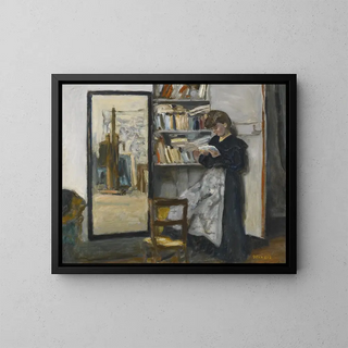 La lecture - Pierre Bonnard — kehystetty taideteos seinällä