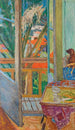 Parvekeovi koiran kanssa - Pierre Bonnard — näkymä teoksesta