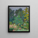 Le jardin de Vernon - Pierre Bonnard — kehystetty taideteos seinällä