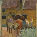 Les Deux bœufs et la ferme - Pierre Bonnard — näkymä teoksesta