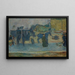Kaksi vaunua Boulevard des Batignolles - Pierre Bonnard — kehystetty taideteos seinällä