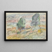 Vernonin maisemamaalaus - Pierre Bonnard — kehystetty taideteos seinällä