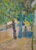 Hahmo puun alla - Pierre Bonnard — näkymä teoksesta
