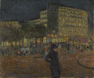 Place Pigalle la nuit - Pierre Bonnard — näkymä teoksesta