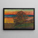 Auringonlaskun maalaus - Pierre Bonnard — kehystetty taideteos seinällä
