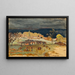 Village ciel d'orage - Pierre Bonnard — kehystetty taideteos seinällä