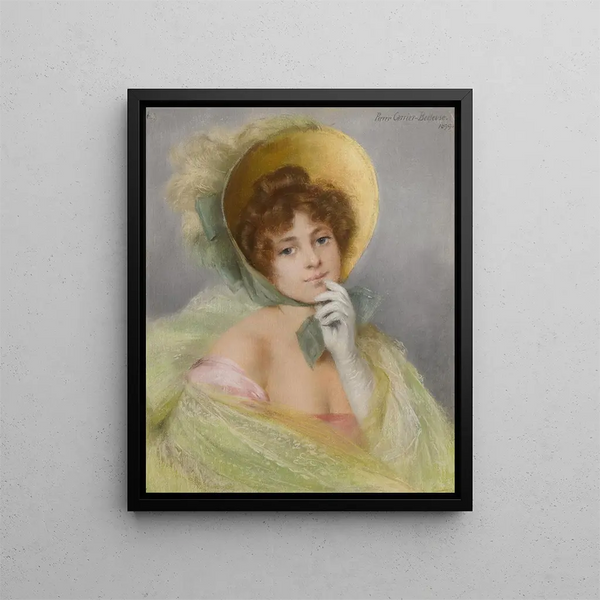 Pierre CarrierBelleuse - Her New Bonnet.webp