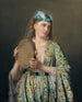Portrait d'une dame de la cour jouant du tambourin - Pierre Désiré Guillemet — näkymä teoksesta