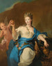 Portrait de la princesse de Beauvau-Craon probablement Anne-Marguerite-Gabrielle 1707-1792 comme Hébé - Pierre Gobert et Atelier — näkymä teoksesta