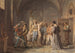 Jeanne d'Arc vangittuna Rouenissa - Pierre Henri Révoil — näkymä teoksesta
