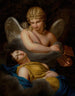 Cupidon enlevant le sort de sommeil de Psyché - Pierre Joseph Célestin François — näkymä teoksesta