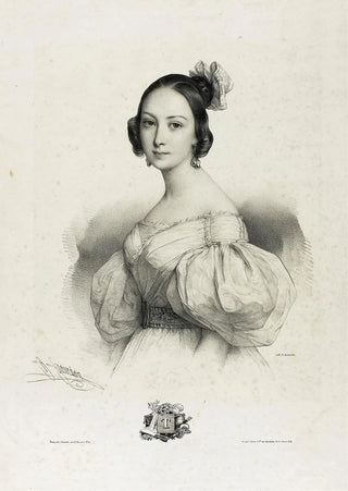 Pierre Louis Henri Grvedon - The Letter T from Le Miroir des Dames ou nouvel alphabet franais.webp