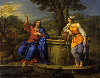 Le Christ et la femme de Samarie - Pierre Mignard — näkymä teoksesta