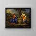 Le Christ et la femme de Samarie - Pierre Mignard — kehystetty taideteos seinällä