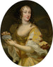 Portrait d'une dame en costume allégorique tenant un plat de perles - Pierre Mignard — näkymä teoksesta