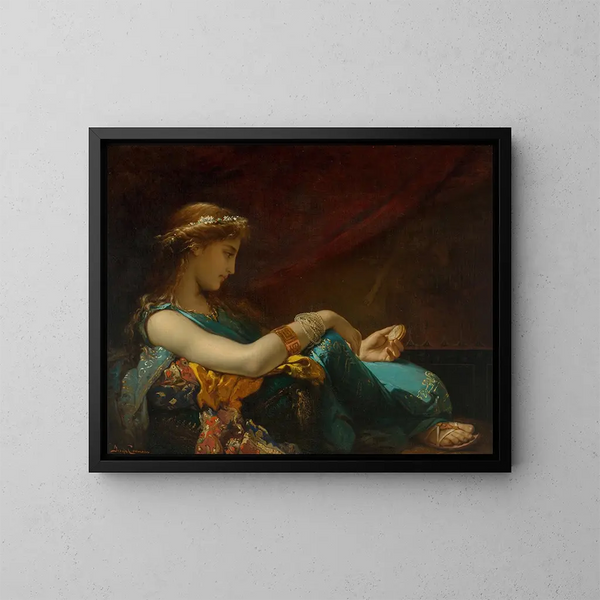Souvenir - Pierre Olivier Joseph Coomans — kehystetty taideteos seinällä