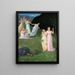 La Mort et les Jeunes Filles - Pierre Puvis de Chavannes — kehystetty taideteos seinällä