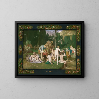 Rauha - Pierre Puvis de Chavannes — kehystetty taideteos seinällä