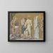 Procession - Pierre Puvis de Chavannes — kehystetty taideteos seinällä