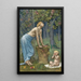Récolte des pommes - Pierre Puvis de Chavannes — kehystetty taideteos seinällä