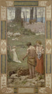 Sainte Geneviève enfant en prière - Pierre Puvis de Chavannes — näkymä teoksesta