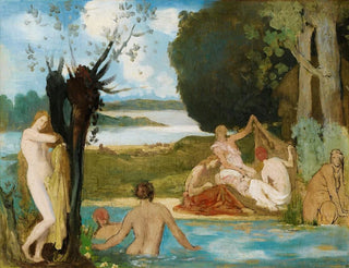Esquisse pour l'été: Le Bain - Pierre Puvis de Chavannes — näkymä teoksesta