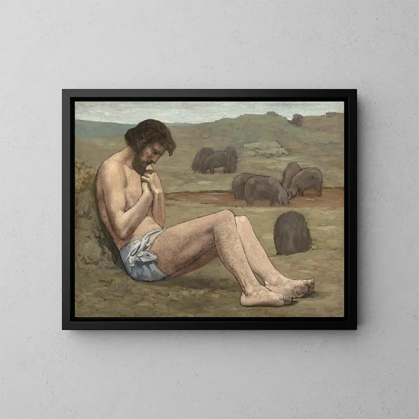 Le Fils prodigue - Pierre Puvis de Chavannes — kehystetty taideteos seinällä