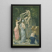 Le Pressoir - Pierre Puvis de Chavannes — kehystetty taideteos seinällä