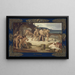 Työmaalaus - Pierre Puvis de Chavannes — kehystetty taideteos seinällä