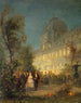 Fête de nuit aux Tuileries le 10 juin 1867 à l'occasion de la visite des souverains étrangers à l'exposition universelle - Pierre Tétar van Elven — näkymä teoksesta