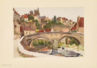 Pierre Vignal - An old bridge at Semur.webp